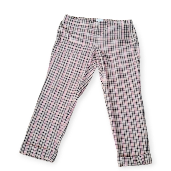 J. Jill Pants - J. Jill Womens Petite Premium Stretch Cotton Rayon Plaid Pull On Pants Size 12